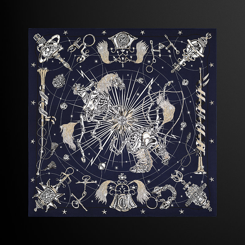 Chorus Stellarum embroidered scarf 70 | Hermès Mainland China